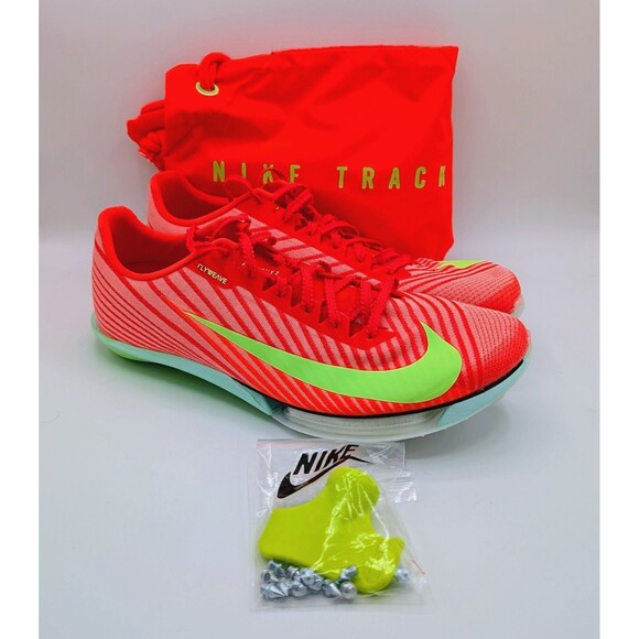 Nike Air Zoom Maxfly 2 Bright Crimson/Lime FD8395-600 Men’s Size 8/Women's 9.5 - Picture 1 of 7